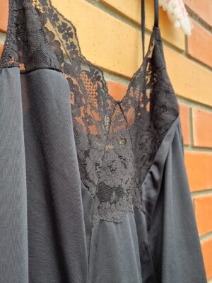 Bendon Black Lace Slip Dress | Best fit 12-14