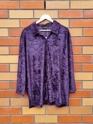 Truworths Purple Velvet Shirt | Best fit 16-18