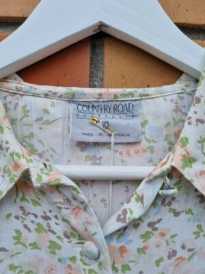 Country Road Pastel Floral L/S Blouse | Best fit 8-10