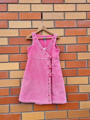 Youth Pumpkin Patch Pink Cord Dress | Size 8