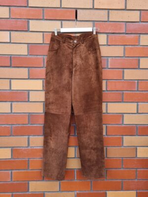 Ralph Lauren Brown Suede Leather Pant | Best fit 8-10