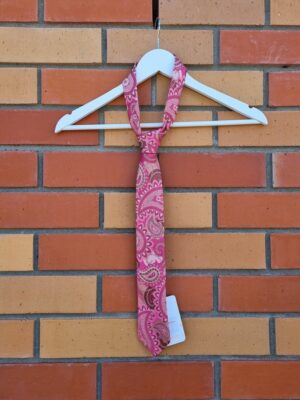 Sergio Alvajee Pink Paisley Tie