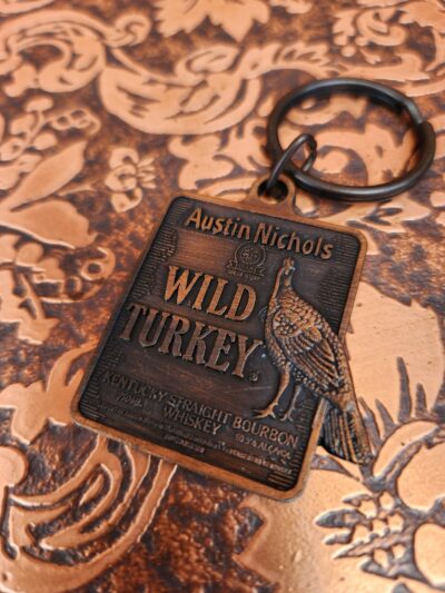 Wild Turkey Metal Keyring