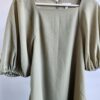 Cos Sage Midi Dress with Puff Sleeves | Best fit 10-12 - Image 2