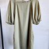 Cos Sage Midi Dress with Puff Sleeves | Best fit 10-12