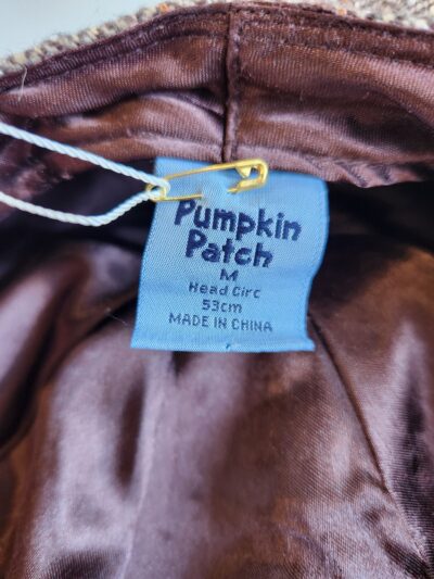 Youth Pumpkin Patch Brown Butterfly Cap - Image 4