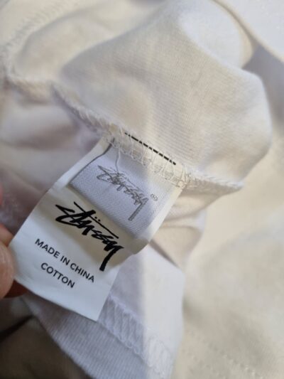 Stussy White Big Boys Graphic Baby Tee | Best fit 10 - Image 4