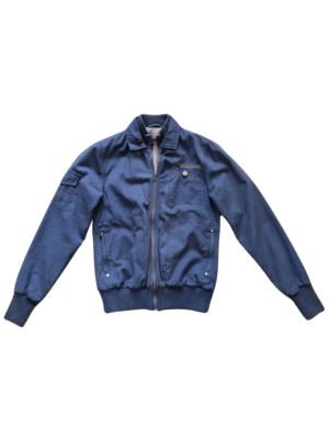 Billabong Blue Cotton Bomber Jacket | Best fit 10