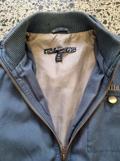 Billabong Blue Cotton Bomber Jacket | Best fit 10 - Image 4