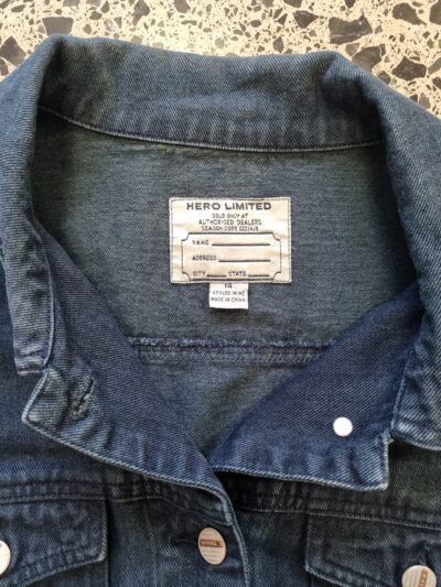 Hero Dark Blue Denim Jacket | Best fit 12-14 - Image 3