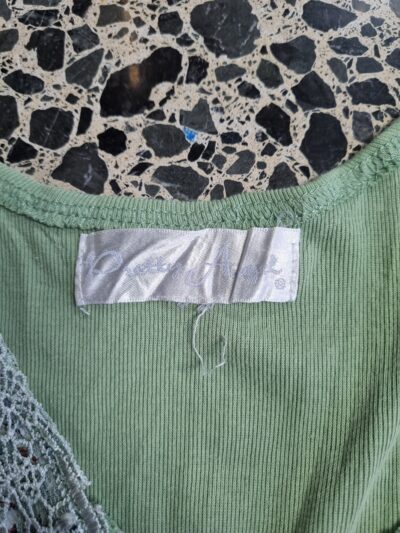 Pretty Angel Green Lace Tie Tank Top | Best fit 16-18 - Image 7