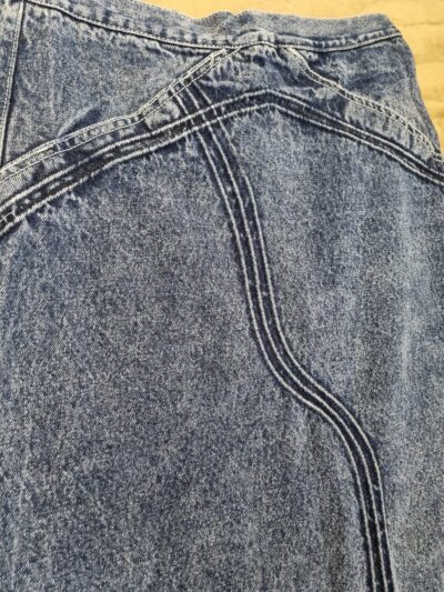Ozko Denim Front Squiggle Midi Skirt | Best fit 10 - Image 3
