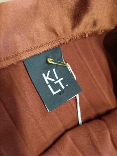 Kilt Rust Pleat Midi Skirt | Best fit 10 - Image 5