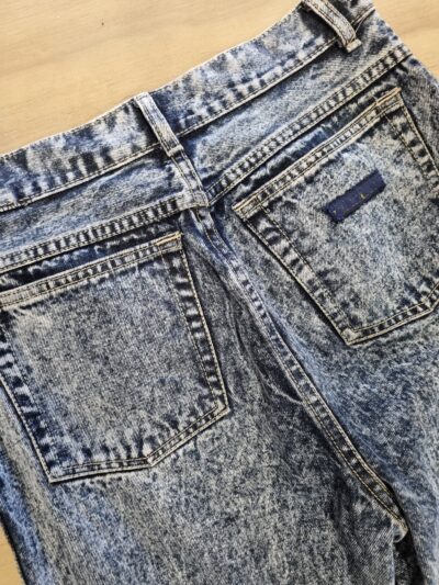 Valentino Acid Wash Blue Denim Jeans | Best fit 10 - Image 4