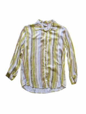 Johanna Paris Citrus Dyed Button Up Shirt | Best fit 10-14