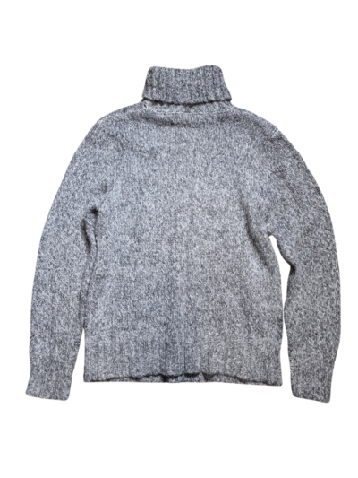 Millers Grey Wool Blend Turtleneck Knit Sweater | Best fit 8-12 - Image 2
