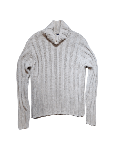 Gap Beige Cotton Knit Turtleneck | Best fit 8-12