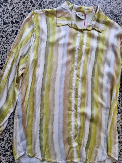 Johanna Paris Citrus Dyed Button Up Shirt | Best fit 10-14 - Image 3