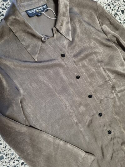 Thornton Hall Khaki Button Up Shirt | Best fit 10-12 - Image 6