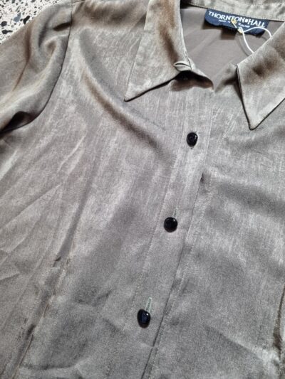 Thornton Hall Khaki Button Up Shirt | Best fit 10-12 - Image 7