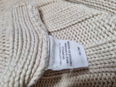 Gap Beige Cotton Knit Turtleneck | Best fit 8-12 - Image 6