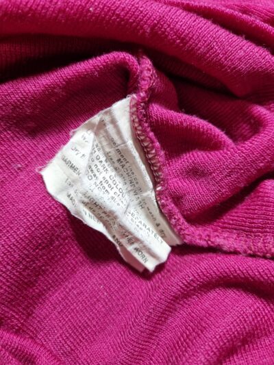 Max NZ Made Pink Merino Wool L/S Top | Best fit 8-10 - Image 5