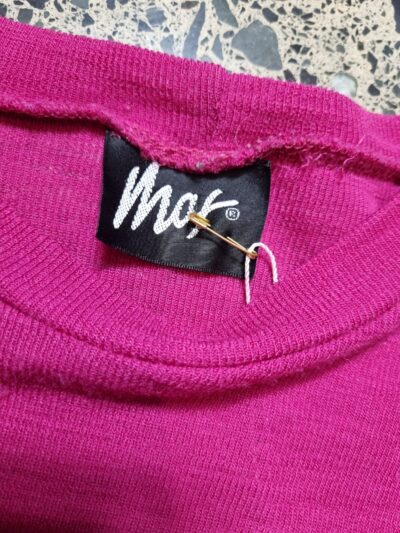 Max NZ Made Pink Merino Wool L/S Top | Best fit 8-10 - Image 4