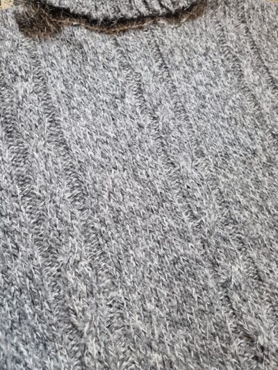 Millers Grey Wool Blend Turtleneck Knit Sweater | Best fit 8-12 - Image 4