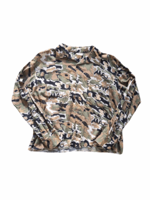 Moda Ari Camo Cropped Shirt | Best fit L