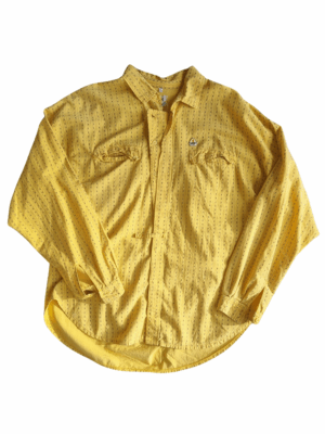 Ton Sur Ton Yellow Black L/S Shirt | Best fit XL