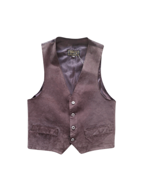 Siricco Brown Pig Suede Waistcoat | Best fit M