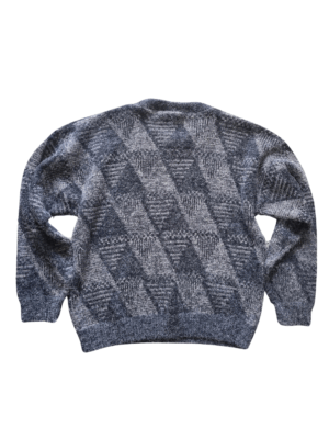 L’Affaire NZ Made Angora Blend Grey Knit Sweater | Best fit M