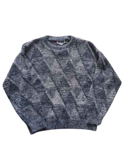 L'Affaire NZ Made Angora Blend Grey Knit Sweater | Best fit M