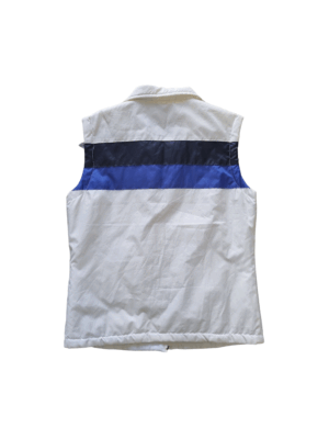 Wicked White Blue Black Puffer Vest | Best fit 8-10