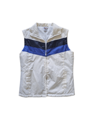 Wicked White Blue Black Puffer Vest | Best fit 8-10
