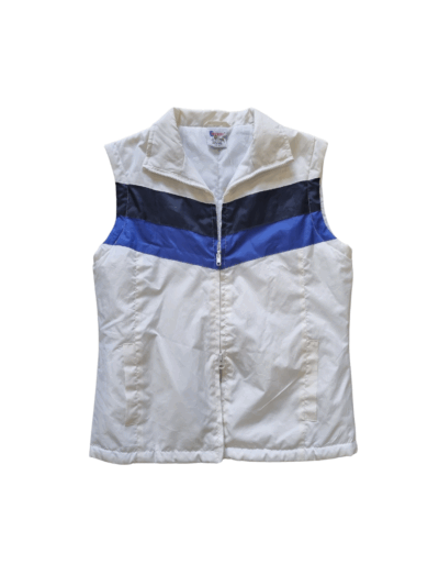 Wicked White Blue Black Puffer Vest | Best fit 8-10
