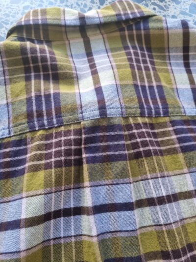 COS Purple Mustard Tartan Shirt | Best fit M-L - Image 6