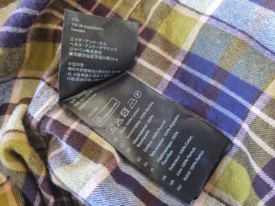 COS Purple Mustard Tartan Shirt | Best fit M-L - Image 8