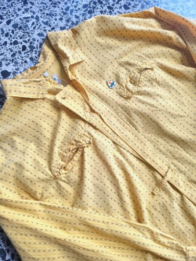 Ton Sur Ton Yellow Black L/S Shirt | Best fit XL - Image 4