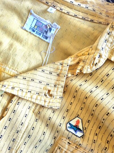 Ton Sur Ton Yellow Black L/S Shirt | Best fit XL - Image 5