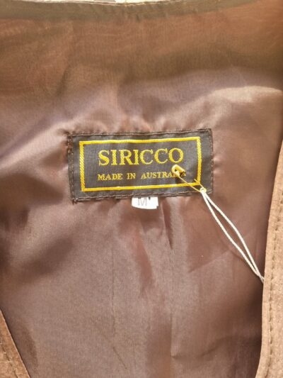 Siricco Brown Pig Suede Waistcoat | Best fit M - Image 6