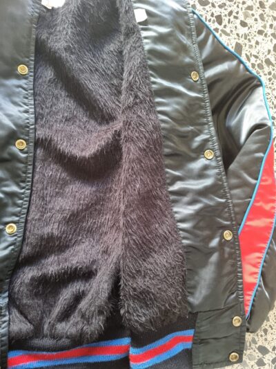Avon Sportswear Black Varsity Bomber Jacket | Best fit M - Image 8