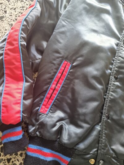 Avon Sportswear Black Varsity Bomber Jacket | Best fit M - Image 6