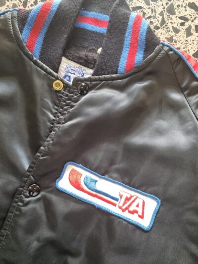 Avon Sportswear Black Varsity Bomber Jacket | Best fit M - Image 4