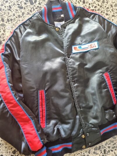 Avon Sportswear Black Varsity Bomber Jacket | Best fit M - Image 3