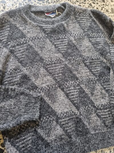 L'Affaire NZ Made Angora Blend Grey Knit Sweater | Best fit M - Image 3