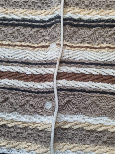 Marsh Landing Brown 3D Knit Vest | Best fit M - Image 5