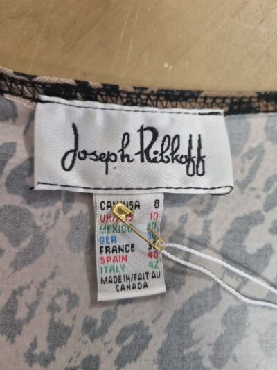Joseph Ribkoff Animal Print Crossover Mini Dress | Best fit 10 - Image 6