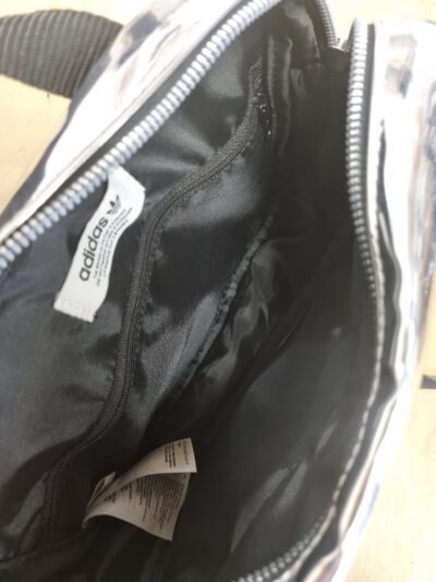 Adidas Silver Rectangle Convertible Backpack - Image 5