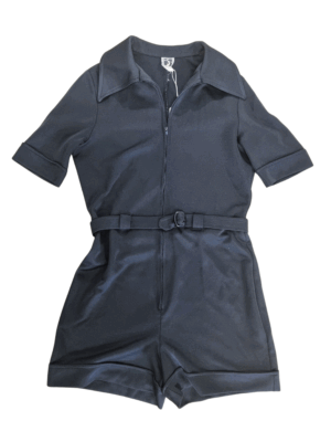 Sportscraft Black Collared Playsuit | Best fit 8-10